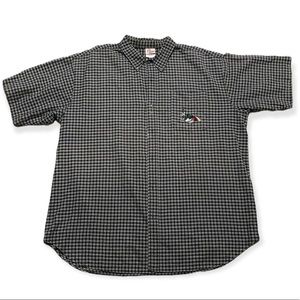 y2k The Disney Store Plaid men top.  sz XXL
